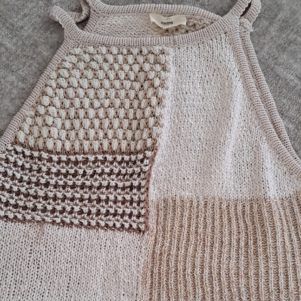 Entro Textured Knit Tank Top